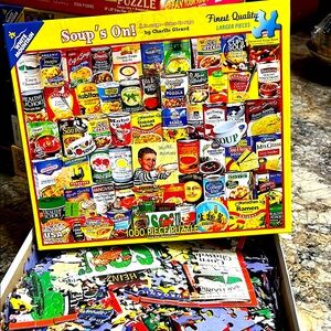 White Mountain 'Soup's On!' Jigsaw Puzzle